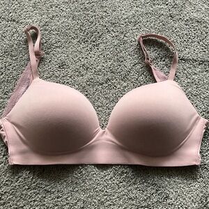 Pink Victoria's Secret Convertible Wireless Bra
